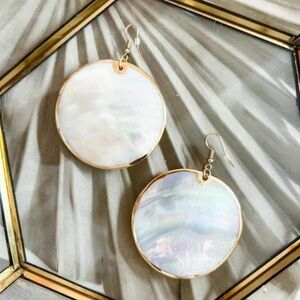 New in box iridescent shell earrings by jBloom